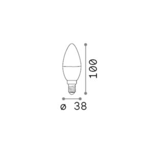 E14 OLIVA 6W 4000K CRI80 BIANCO - 1-ID151953