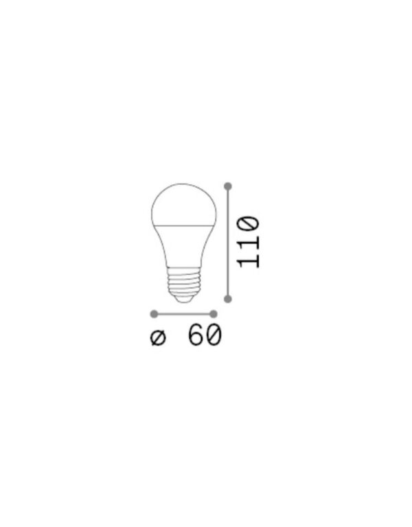 E27 GOCCIA 09W 4000K CRI80 BIANCO - 1-ID151991