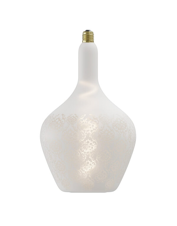 Calex VERSAILLES Blanc Baroque LED lamp 220-240V 5W E27, 30lm 1800K dimmable - 2-CX426322