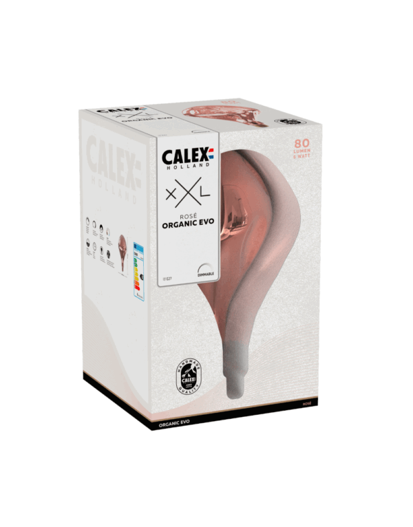ΛΑΜΠΑ LED FILAMENT XXL ROSE ORGANIC 6W E27 2200K 220-240V 90lm 360° DIMMABLE CALEX - 2-CX426400