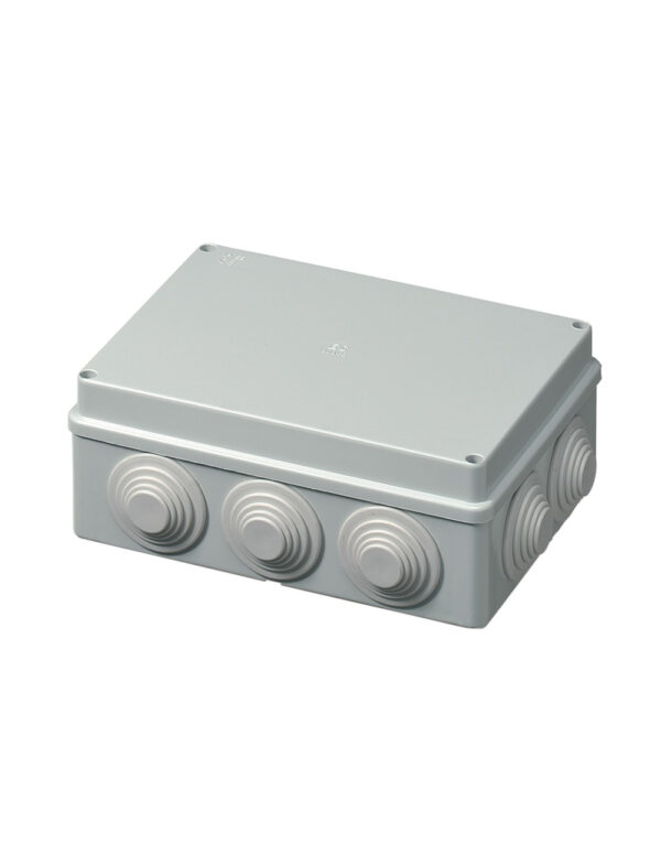 ΚΟΥΤΙ ΠΛΑΣΤ. IΡ55 190Χ140Χ70+10 ΣΤΥΠ - 2-EC400C6
