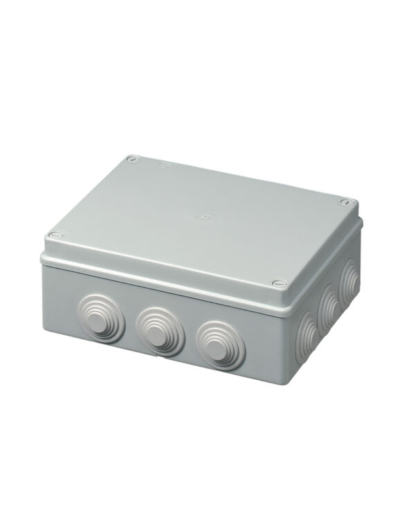 ΚΟΥΤΙ ΠΛΑΣΤ. ΙΡ55 240Χ190Χ90+12 ΣΤΥΠ - 2-EC400C7