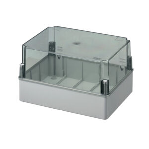 Smooth sided box IP56 with transparent lid dim. 380x300x180 - 2-EC440C9