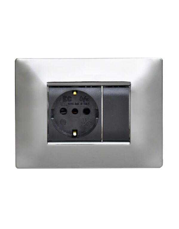 ΠΛΑΚΑ MYLIFE Q 3Μ ΧΡΩΜΙΟ - 2-ECL2883CR