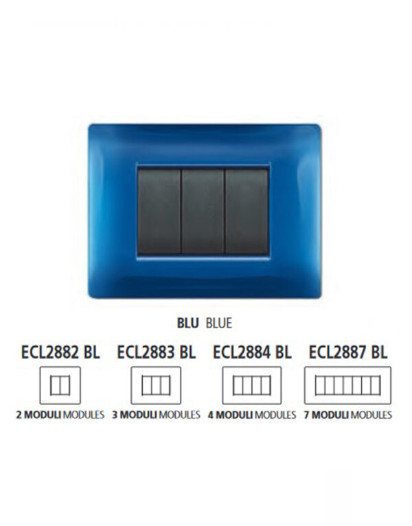 ΠΛΑΚΑ MYLIFE Q 4Μ ΜΠΛΕ - 2-ECL2884BL