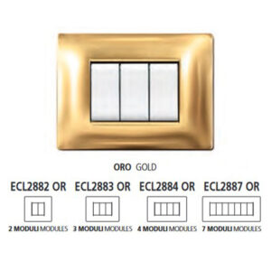 ΠΛΑΚΑ MYLIFE Q 4Μ ΧΡΥΣΟ - 2-ECL2884OR