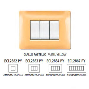 ΠΛΑΚΑ MYLIFE Q 7Μ ΚΙΤΡΙΝΟ ΠΑΣΤΕΛ - 2-ECL2887PY
