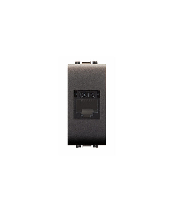 ΑΝΘΡΑΚΙ ΠΡΙΖΑ RJ45 CAT6 UTP - 2-ECL4087