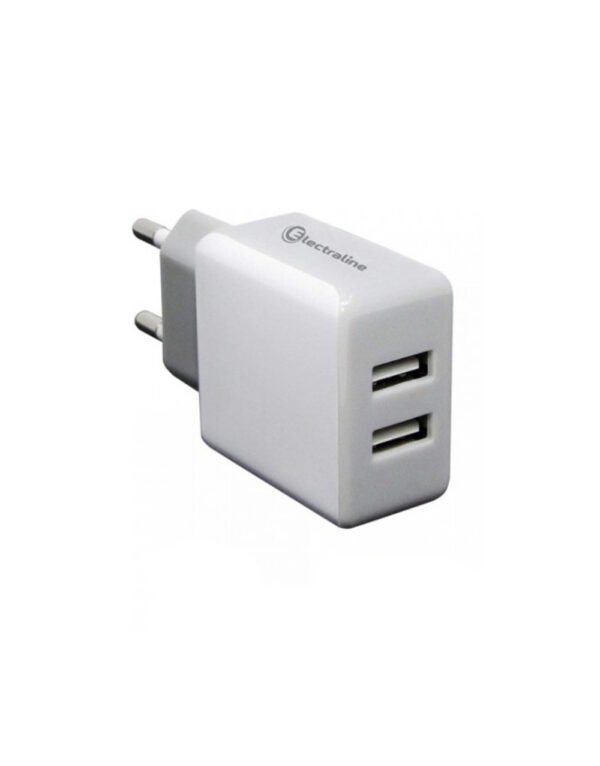 ΑΝΤΑΠΤΟΡΑΣ ΦΟΡΤΙΣΗΣ 2ΧUSB (3.4A) ELECTRALINE - 2-EL70062