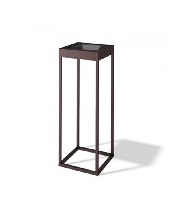 DIOGENE_L HYBRID ΕΠΙΤΡΑΠΕΖΙΟ ΣΚΟΥΡΙΑ CORTEN ΕΠΑΝΑΦ. LED 2,2W IP65 LOGICA - 2-MC42772