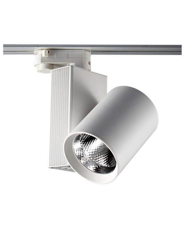 ΦΩΤΙΣΤΙΚΟ ΣΠΟΤ ΡΑΓΑΣ 20W 4000K 1800lm 38° ΛΕΥΚΟ ΜΕ 3Φ ΑΝΤΑΠΤΟΡΑ UNIVERSE - 2-U005470