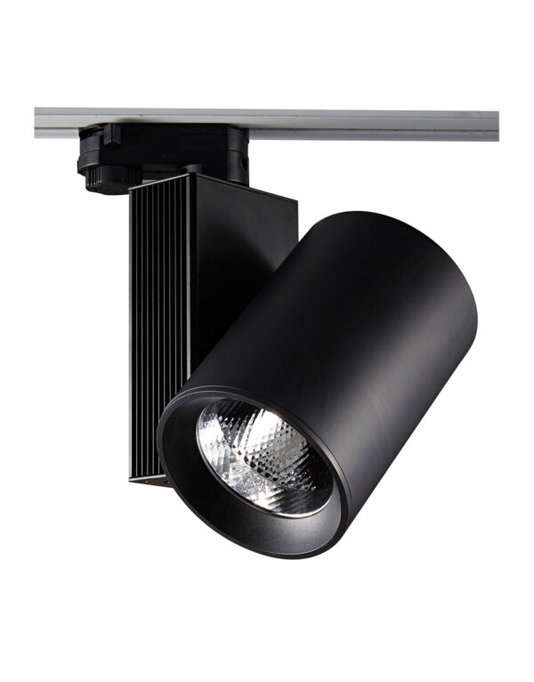 ΦΩΤΙΣΤΙΚΟ ΣΠΟΤ ΡΑΓΑΣ 20W 2700K 1800lm 38° ΜΑΥΡΟ ΜΕ 3Φ ΑΝΤΑΠΤΟΡΑ UNIVERSE - 2-U005487