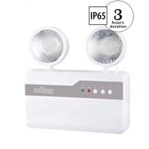 ΦΩΤΙΣΤΙΚΟ LED SMD 8W 6500K 230V ΔΙΠΛΗ ΚΕΦΑΛΗ ΕΠΑΝΑΦΟΡΤΙΖΟΜΕΝΟ ΜΕ ΜΠΑΤΑΡΙΑ Li-ion ΜΗ ΣΥΝΕΧΟΥΣ ΛΕΙΤΟΥΡΓΙΑΣ UNIVERSE - 2-U007504