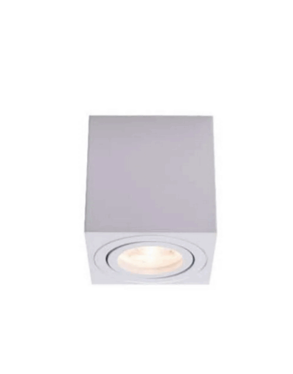 ΣΠΟΤ ΕΞΩΤΕΡΙΚΟ ΟΡΟΦΗΣ KINHTO 80x80mm 1xMR16/GU10 MAX50W ΑΛΟΥΜΙΝΙΟΥ ΛΕΥΚΟ UNIVERSE - 2-U007733