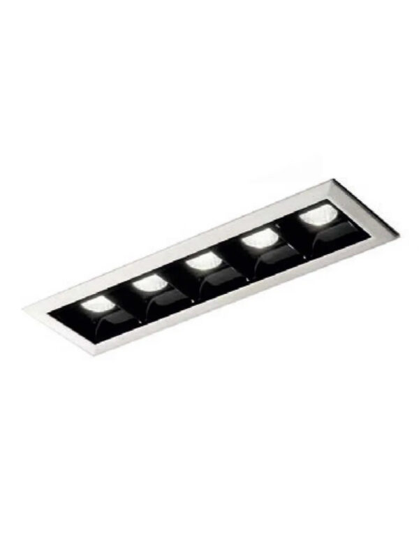 ΦΩΤΙΣΤΙΚΟ ΧΩΝΕΥΤΟ LED 147x45mm 10W 3000K 1000lm 45° AC220-240V ΛΕΥΚΟ ΜΕ ΜΑΥΡΟ ΑΝΑΚΛΑΣΤΗΡΑ UNIVERSE - 2-U008730