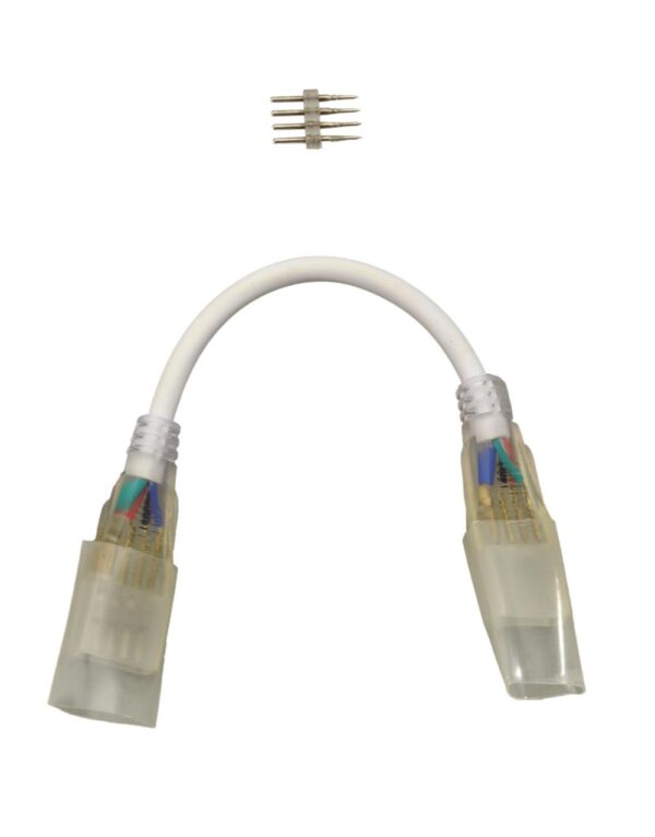 A FLAT ΣΥΝΔΕΣΜΟΣ L 4ΚΑΛΩΔΙΩΝ ΓΙΑ TAINIA LED RGB UNIVERSE - 2-U009324