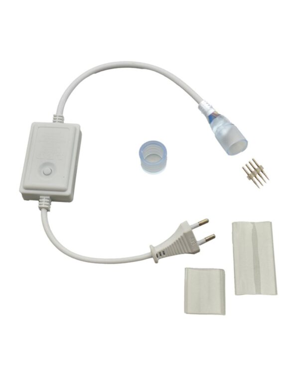 ROUND NEON MANUAL CONTROLLER RGB 50Μ ΜΕ ΘΕΡΜΟΣΥΣΤΕΛΟΜΕΝΟ 7cm ΚΑΙ ΤΕΡΜΑΤΙΚΗ ΤΑΠΑ UNIVERSE - 2-U009744