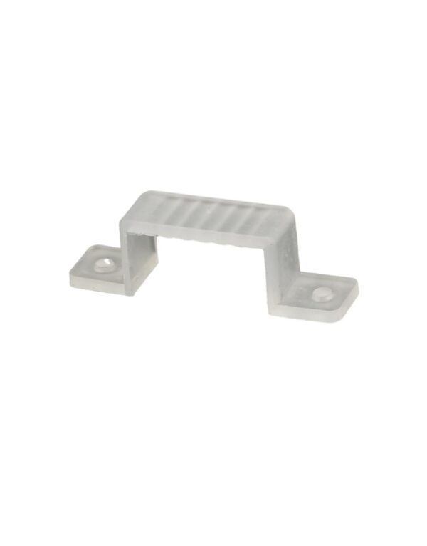 FLAT 144 CLIPS ΓΙΑ ΤΑΙΝΙΑ LED MONOC/RGB ΣΕΤ ΔΙΑΦΑΝΟ ΣΕΤ 10τεμ. UNIVERSE - 2-U013550