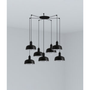 TATAWIN PENDANT SHADE S BLACK 1xE27 7L - 1-FR20340-117-7L