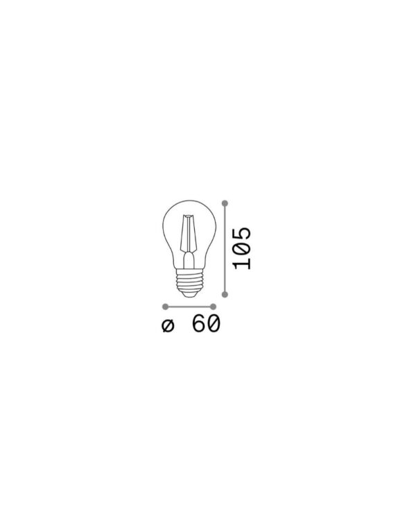E27 GOCCIA 04W 4000K CRI80 TRASP - 1-ID253428