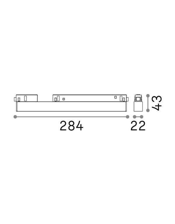 EGO ACCENT 13W 3000K ON-OFF BK - 1-ID257686