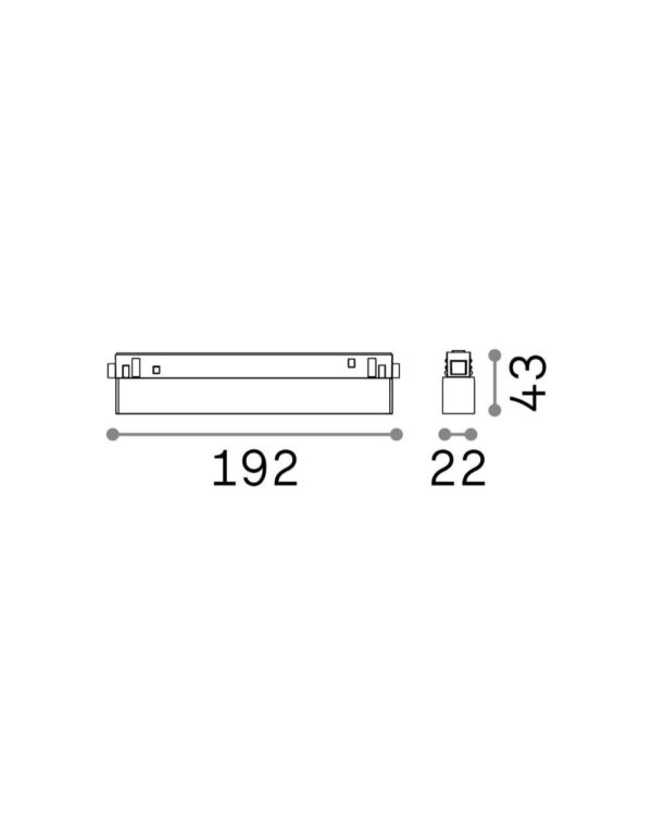 EGO ACCENT 07W 3000K ON-OFF BK - 1-ID257792