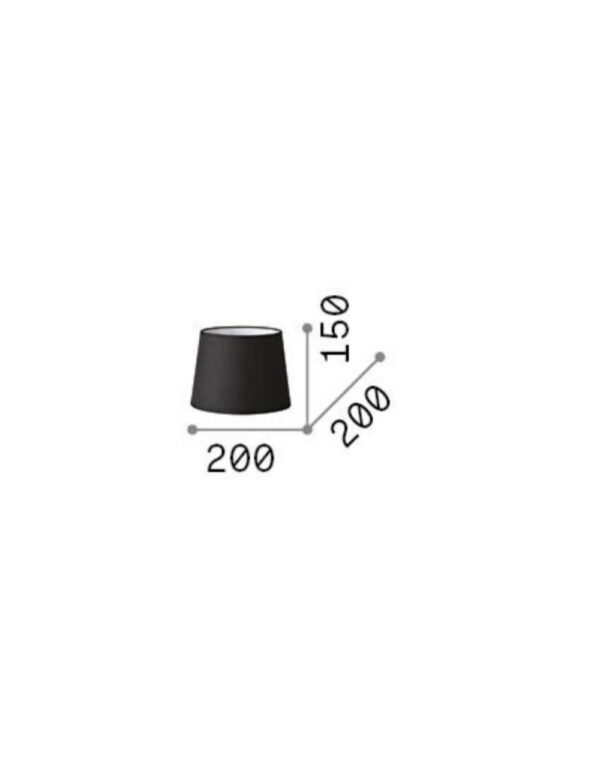 SET UP PARALUME CONO D20 BIANCO - 1-ID260068