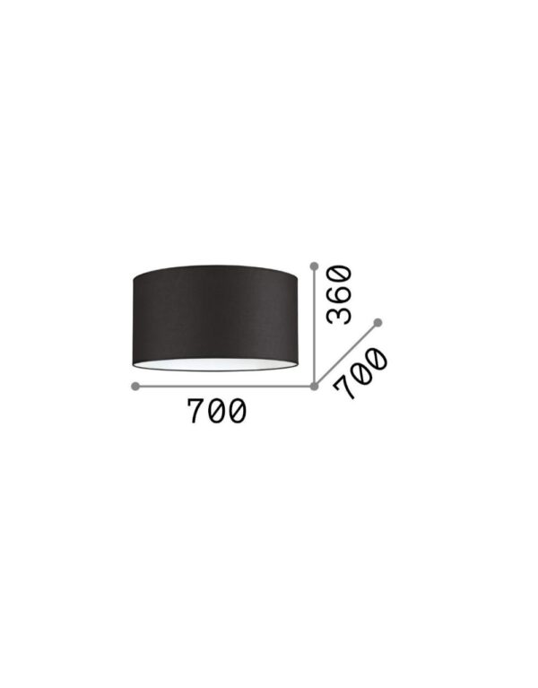 SET UP PARALUME CILINDRO D70 BIANCO - 1-ID260471