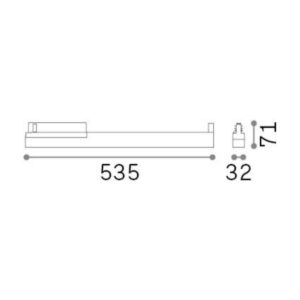 DISPLAY ACCENT D0535 4000K WH - 1-ID283616