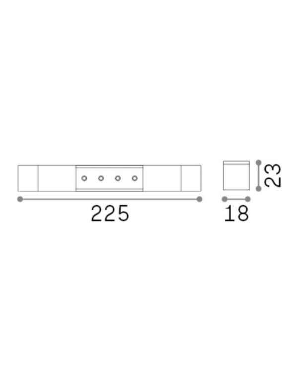 EGO SUSPENSION SURFACE LINEAR CONNECTOR ON-OFF WH - 1-ID285993