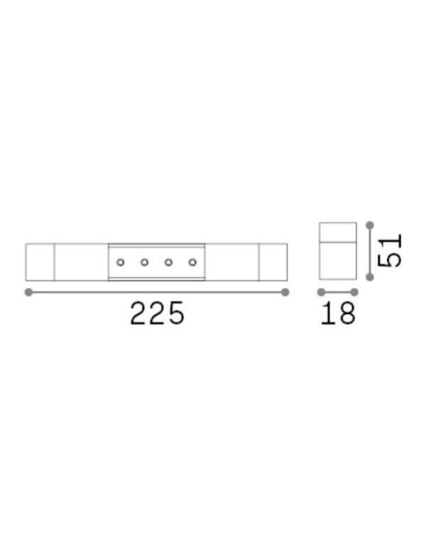 EGO RECESSED LINEAR CONNECTOR DALI BK - 1-ID289304