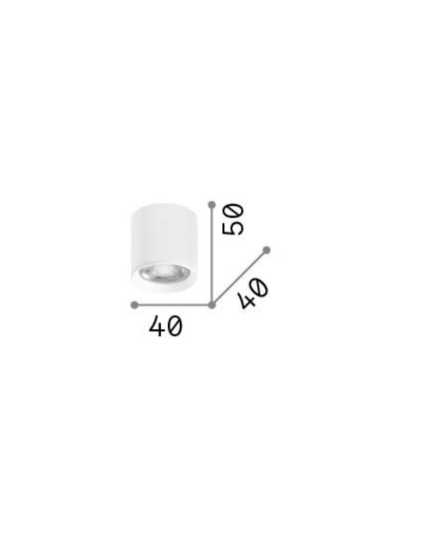 NITRO PL ROUND D04 BIANCO 3000K - 1-ID299419