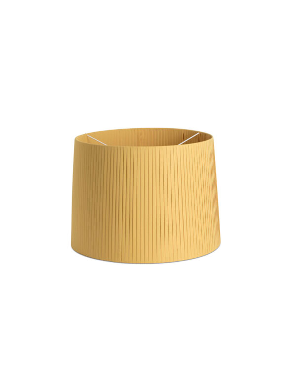 RIBBONED SHADE E27 o500*350*o450 YELLOW+ DIFFUSER - 1-FR2P0646