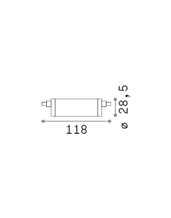 R7s SMD 14W 1700Lm 3000K CRI80 - 1-ID307862