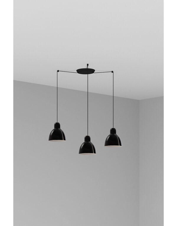 VENICE PENDANT BLACK o160 1x E27 3L - 1-FR64255-112-3L
