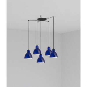 VENICE PENDANT COBALT WHUE o160 1x E27 5L - 1-FR64255-115-5L