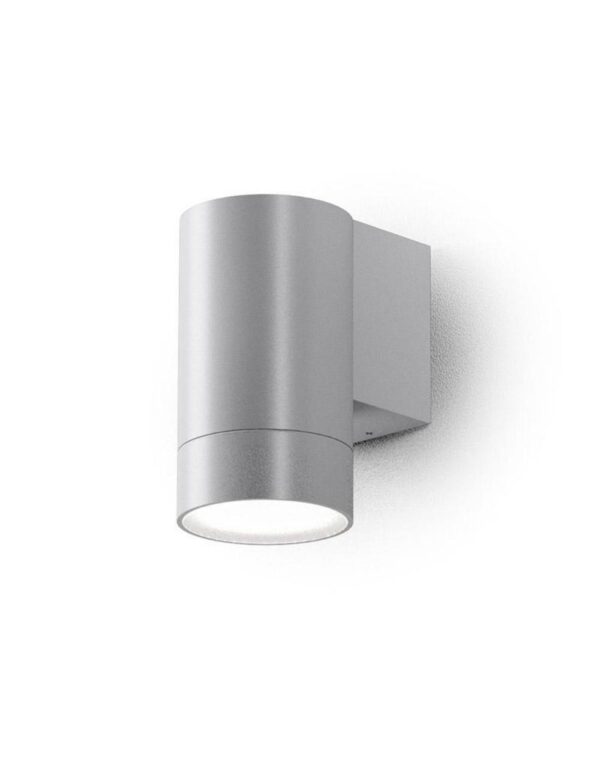 GES1062 Applique alluminio grigio allumino.1xGU10 - 1-GL142719