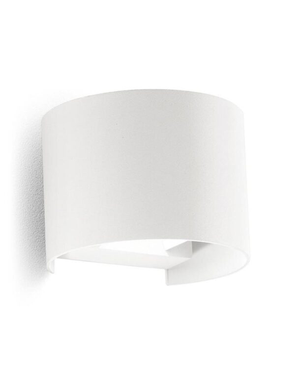 GES870C Applique alluminio bianco opaco.2x5W.3000K - 1-GL127914