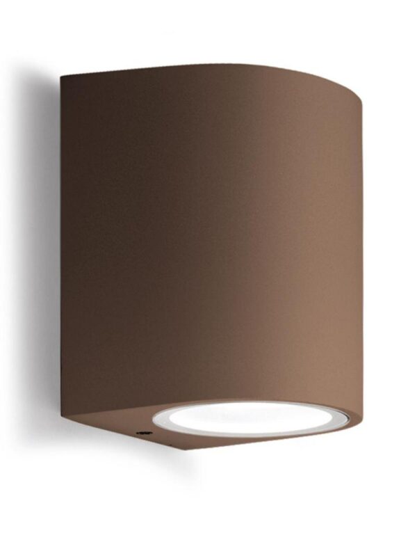 GES902 Applique alluminio ruggine. 1xGU10. - 1-GL128287