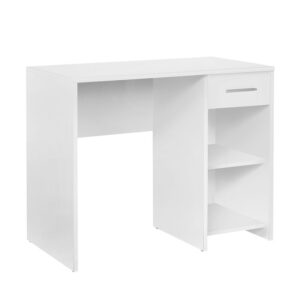 Γραφείο εργασίας Concept pakoworld σε λευκή απόχρωση 90x52x75εκ - 039-000194