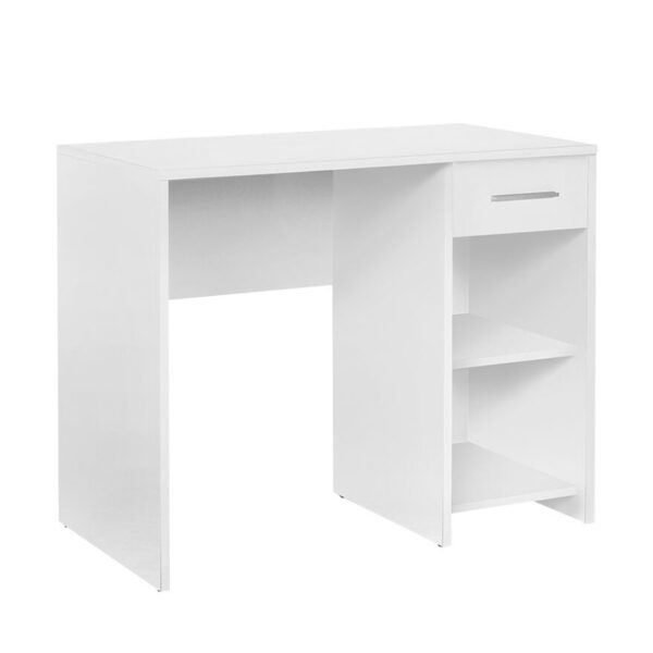 Γραφείο εργασίας Concept pakoworld σε λευκή απόχρωση 90x52x75εκ - 039-000194