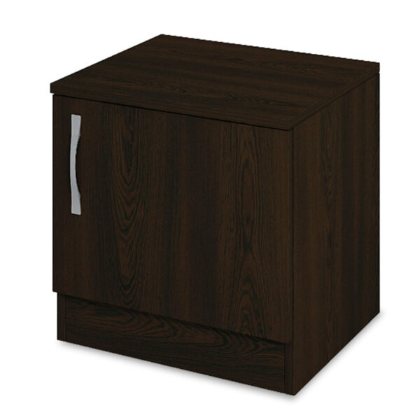 Κομοδίνο Deco pakoworld με ένα ντουλάπι χρώμα wenge 40x35,5x41εκ - 043-000104