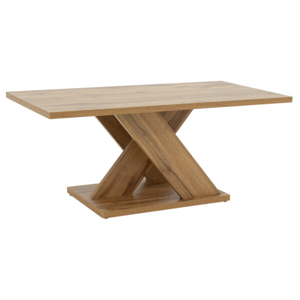 Τραπέζι σαλονιού Solange pakoworld χρώμα sonoma 110x55x47.5εκ - 049-000061