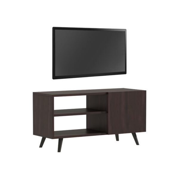 Έπιπλο τηλεόρασης Orianne pakoworld μελαμίνης καρυδί-wenge 90x32x46εκ - 049-000079