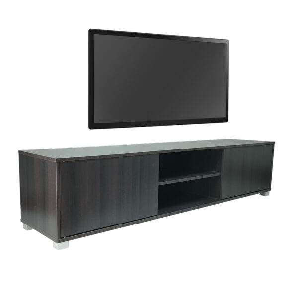 Έπιπλο τηλεόρασης Darion pakoworld μελαμίνης zebrano 180x40x41εκ. - 049-000083
