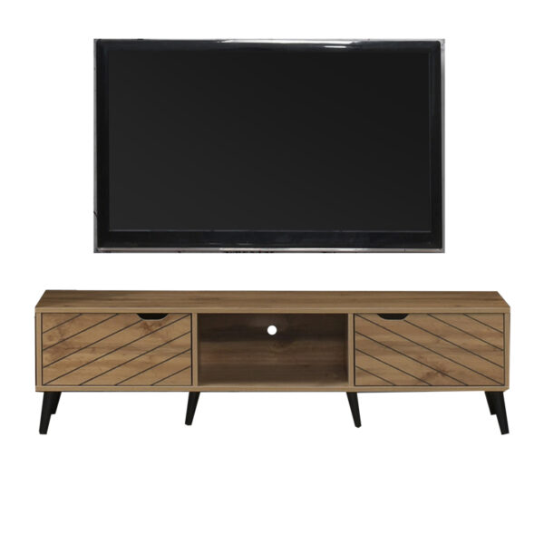 Έπιπλο τηλεόρασης Thelma pakoworld sonoma μελαμίνης 150x40x41.6εκ - 049-000099