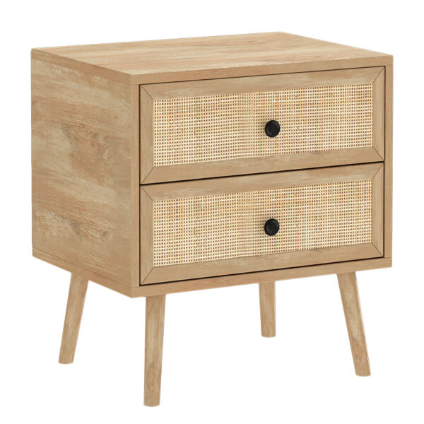 Κομοδίνο Oslo pakoworld sonoma 50x39x55εκ - 086-000002