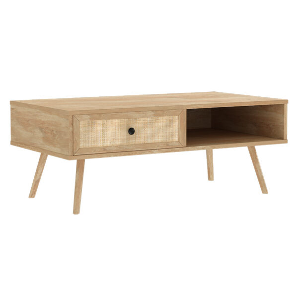 Τραπέζι σαλονιού Oslo pakoworld sonoma 110x59x41,5εκ - 086-000005