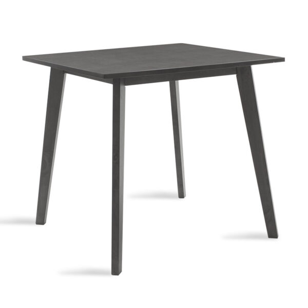 Τραπέζι Benson pakoworld MDF σε rustic grey απόχρωση 80x80x75εκ - 097-000002