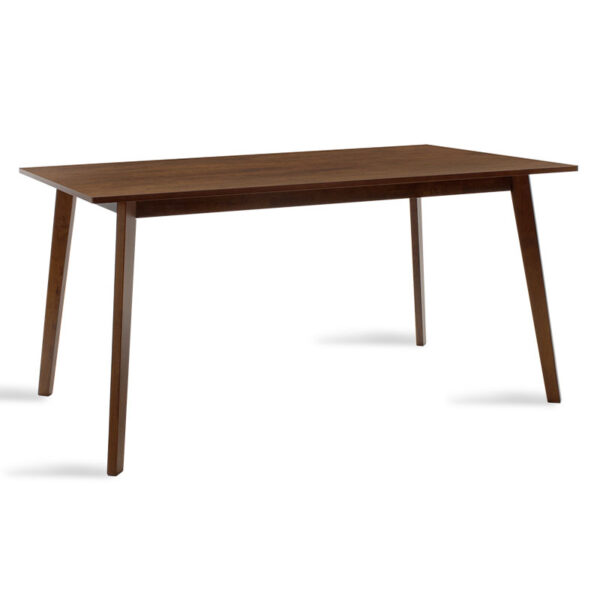 Τραπέζι Benson pakoworld MDF σε καρυδί απόχρωση 150x90x75εκ - 097-000005